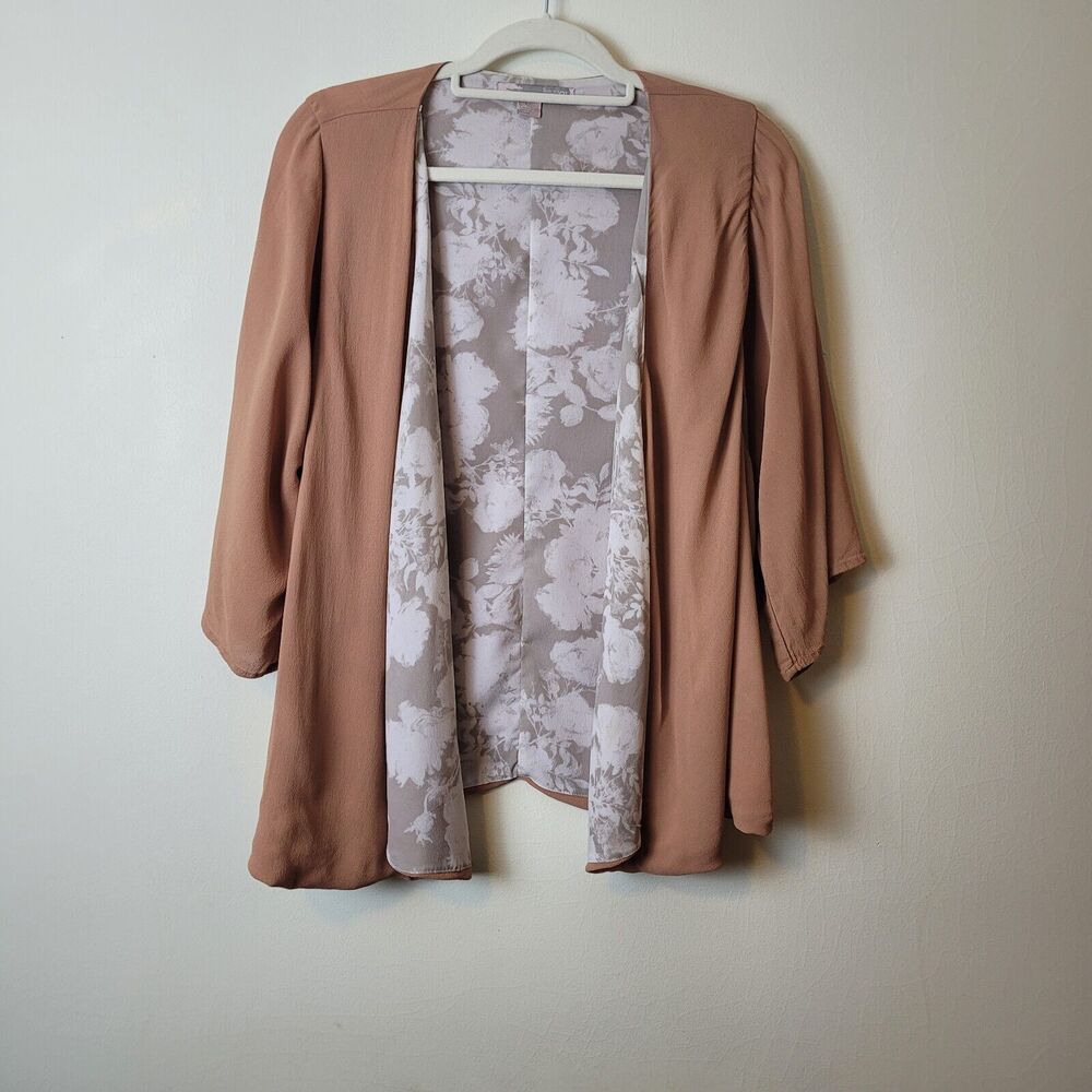 Love21 Lined Cardigan Mauve  Women's Size Small Petite